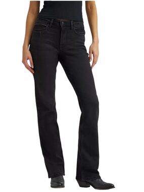 NWT Wrangler High Rise Bold Boot Jean in Black Size 10 X 30